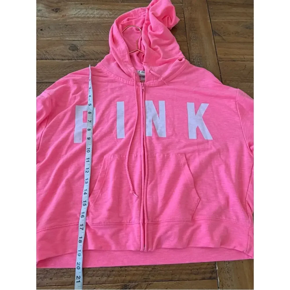 Victoria's Secret PINK Pink Zip Hoodie - Picture 4 of 5